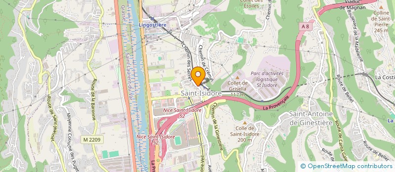 localisation de l'entreprise MADAME TALIN OKSUZOGLU  NICE