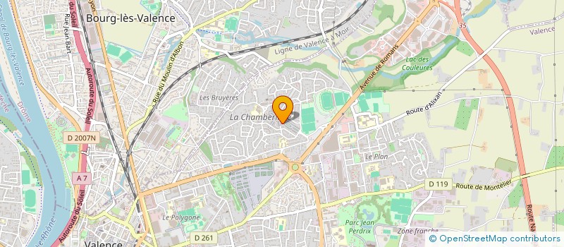 localisation de l'entreprise MADAME TALIN TENEKEJIAN à VALENCE