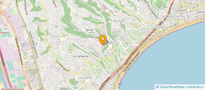 localisation de l'entreprise MADAME TALINE BALYOZYAN à NICE