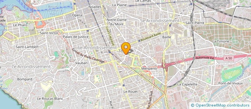 localisation de l'entreprise MADAME TALISSIA SEBAS  MARSEILLE