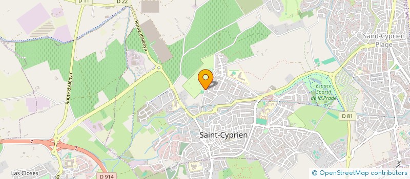 localisation de l'entreprise MADAME TALITA VALENTE  SAINT-CYPRIEN