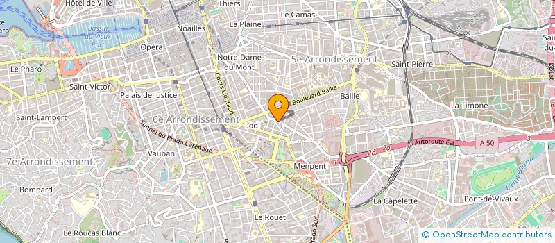 localisation de l'entreprise MADAME TALLULAH HEWETT  MARSEILLE