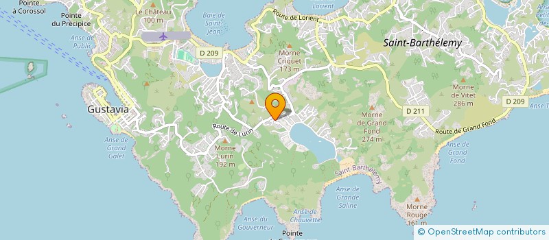 localisation de l'entreprise MADAME TALLULAH MASSEGLIA à SAINT BARTHELEMY