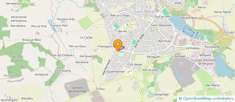 localisation de l'entreprise MADAME TALYA GUESDON  SAINT-RENAN