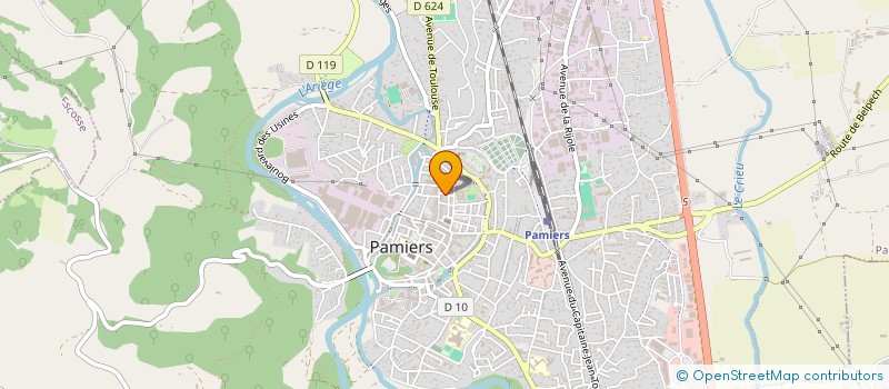 localisation de l'entreprise MADAME TAMAR CHORGOLASHVILI à PAMIERS