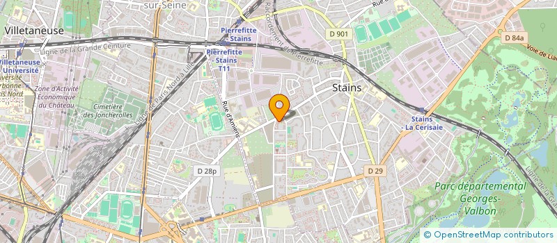 localisation de l'entreprise MADAME TAMAR DIALLO à STAINS