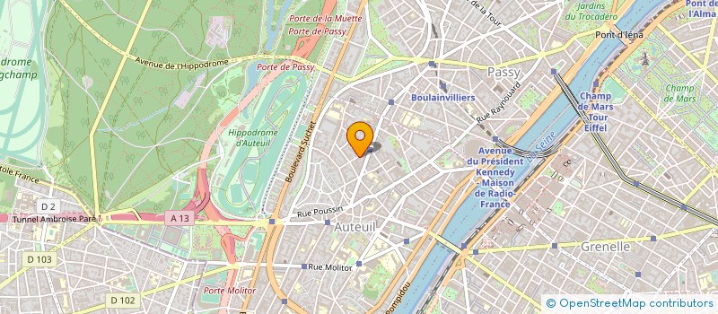 localisation de l'entreprise MADAME TAMARA ALEXANDROVA DE PONIATOWSKA  PARIS