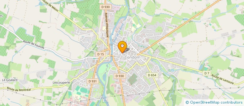 localisation de l'entreprise MADAME TAMARA AUGUSTO DA COSTA  CONDOM