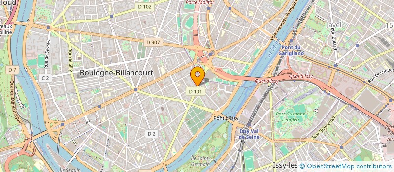 localisation de l'entreprise MADAME TAMARA AWADA  BOULOGNE-BILLANCOURT