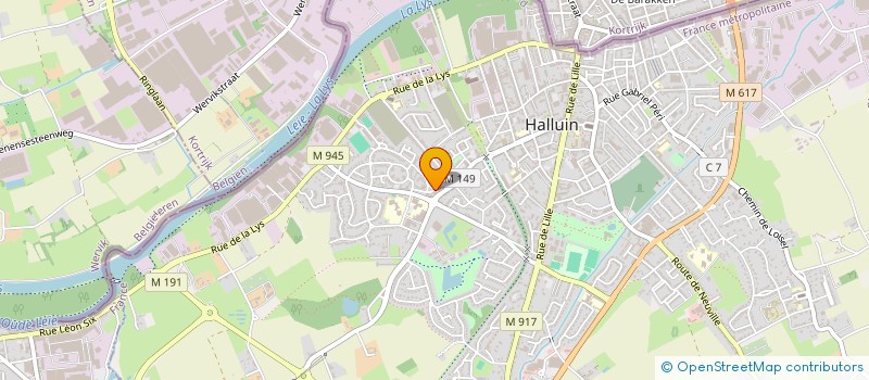 localisation de l'entreprise MADAME TAMARA BARYLCHENKO à HALLUIN
