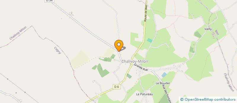 localisation de l'entreprise MADAME TAMARA COLLARD  CHALIVOY-MILON