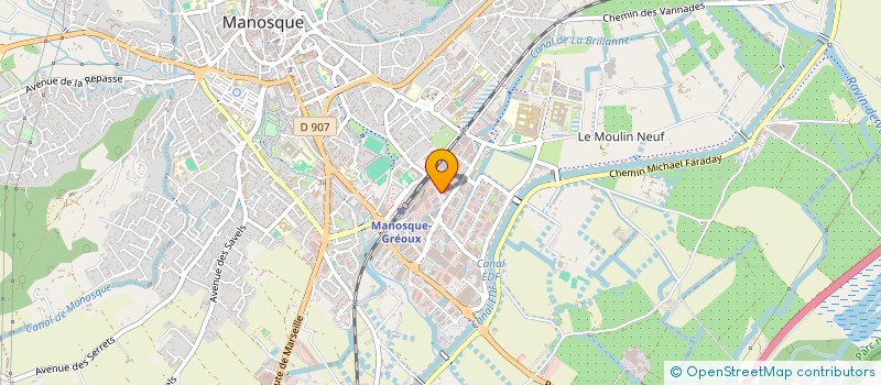 localisation de l'entreprise MADAME TAMARA DE LEENER à MANOSQUE