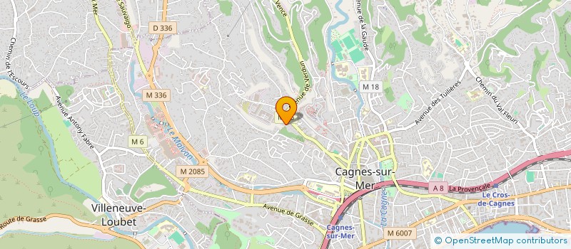 localisation de l'entreprise MADAME TAMARA DHOBIE à CAGNES-SUR-MER