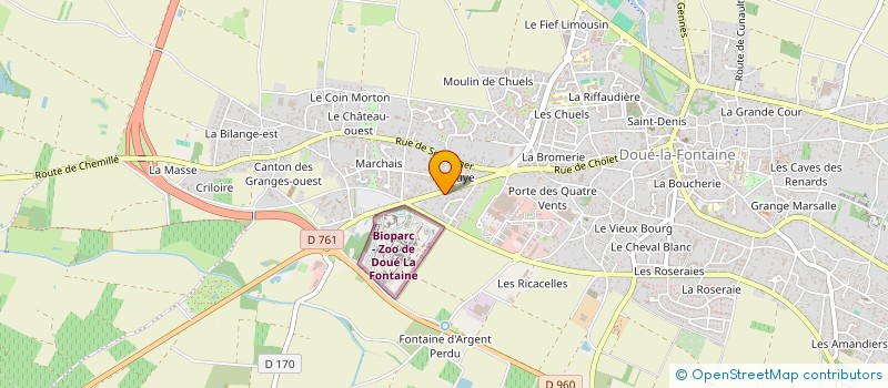 localisation de l'entreprise MADAME TAMARA DUBOIS  DOUE-EN-ANJOU