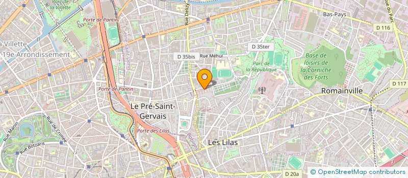 localisation de l'entreprise MADAME TAMARA GOMES APOSTOLO  PANTIN