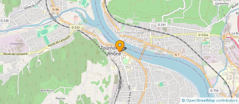 localisation de l'entreprise MADAME TAMARA GRIGORYAN à TOURNON-SUR-RHONE