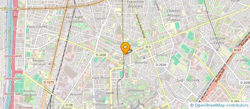 localisation de l'entreprise MADAME TAMARA KHOULANI à GRENOBLE