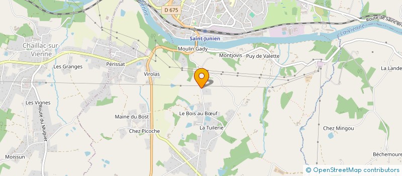 localisation de l'entreprise MADAME TAMARA LAFLEUR à SAINT-JUNIEN