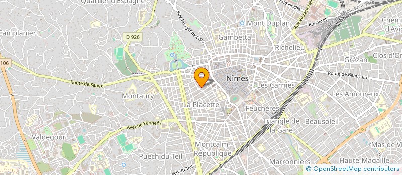 localisation de l'entreprise MADAME TAMARA MARTINEZ  NIMES