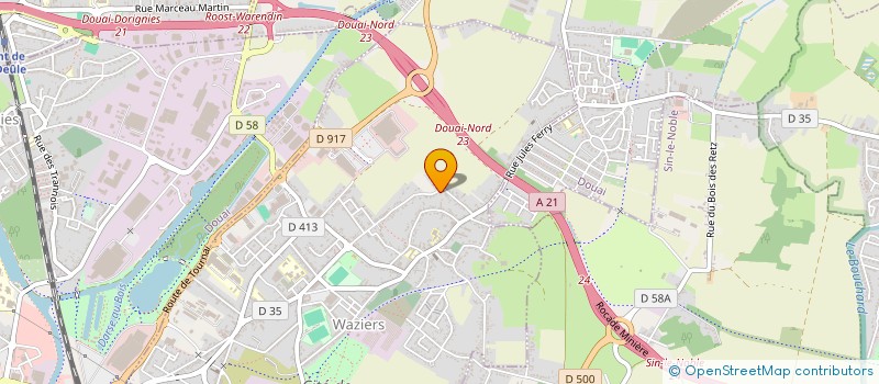 localisation de l'entreprise MADAME TAMARA MENTACHE  WAZIERS