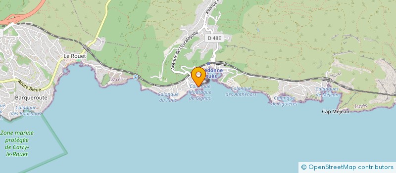 localisation de l'entreprise MADAME TAMARA MLAKAR  ENSUES-LA-REDONNE