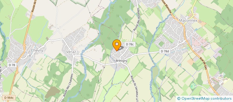 localisation de l'entreprise MADAME TAMARA SCHMIDT  PREVESSIN-MOENS