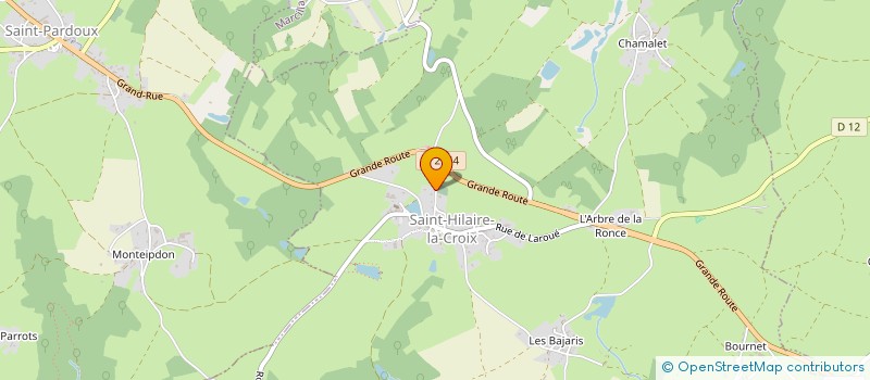 localisation de l'entreprise MADAME TAMI ABDI  SAINT-HILAIRE-LA-CROIX