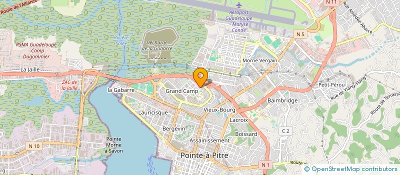 localisation de l'entreprise MADAME TAMICHA FRECHOU  LES ABYMES