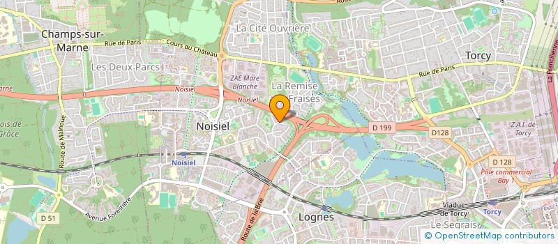 localisation de l'entreprise MADAME TAMIR GURMU  NOISIEL