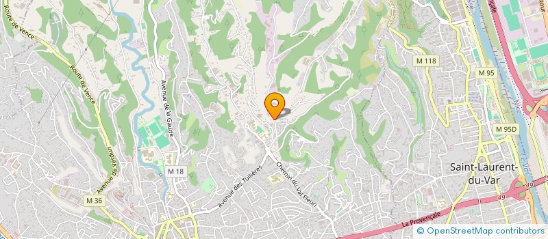 localisation de l'entreprise MADAME TAMIRAYHU ASFAW ABERA  CAGNES-SUR-MER