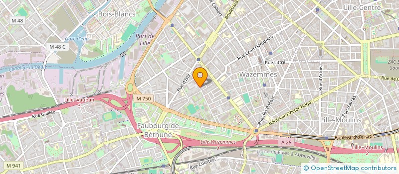 localisation de l'entreprise MADAME TANA GALLAIS à LILLE