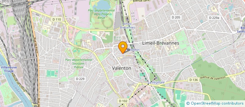 localisation de l'entreprise MADAME TANGARA DIARRA  VALENTON