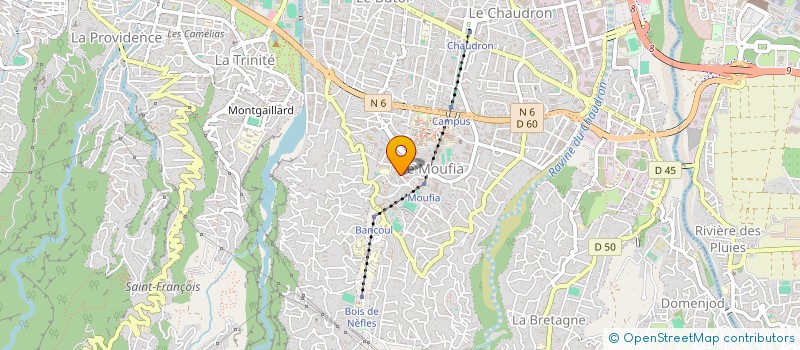 localisation de l'entreprise MADAME TANIA AH-YONG  SAINT-DENIS