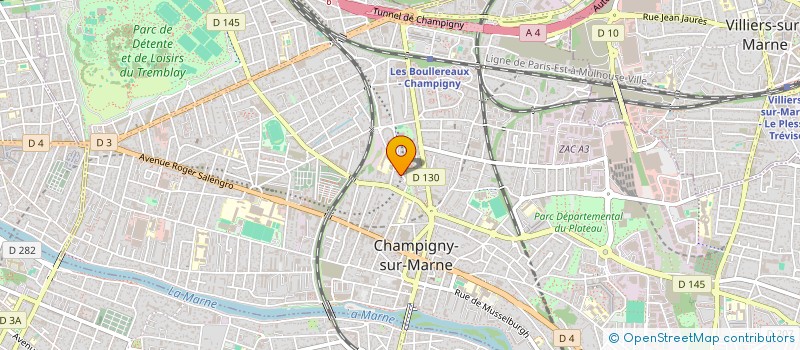 localisation de l'entreprise MADAME TANIA ALBUQUERQUE PIMENTA à CHAMPIGNY-SUR-MARNE