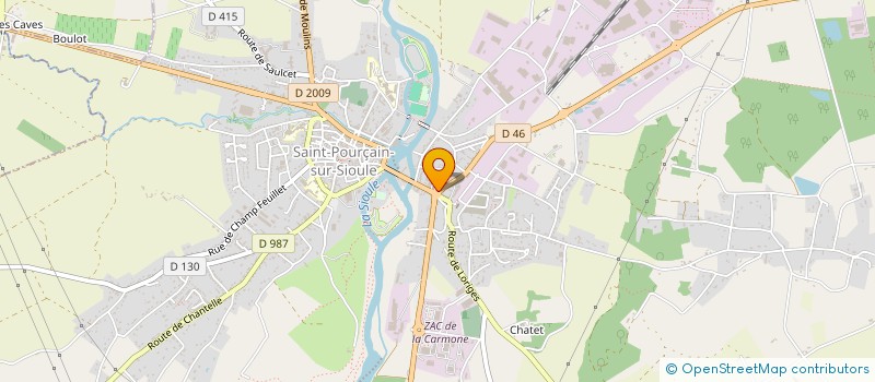 localisation de l'entreprise MADAME TANIA ALEXANDRE  SAINT-POURCAIN-SUR-SIOULE