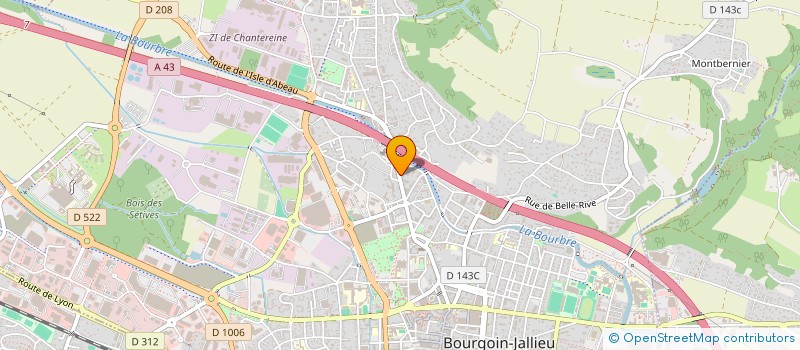 localisation de l'entreprise MADAME TANIA ALFARELA DE OLIVEIRA à BOURGOIN-JALLIEU