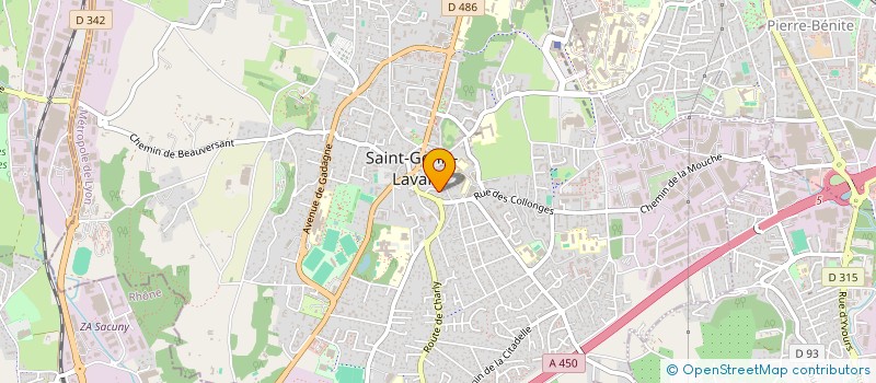 localisation de l'entreprise MADAME TANIA BAUR  SAINT-GENIS-LAVAL