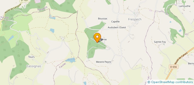 localisation de l'entreprise MADAME TANIA BRANDENBURG  FRESPECH