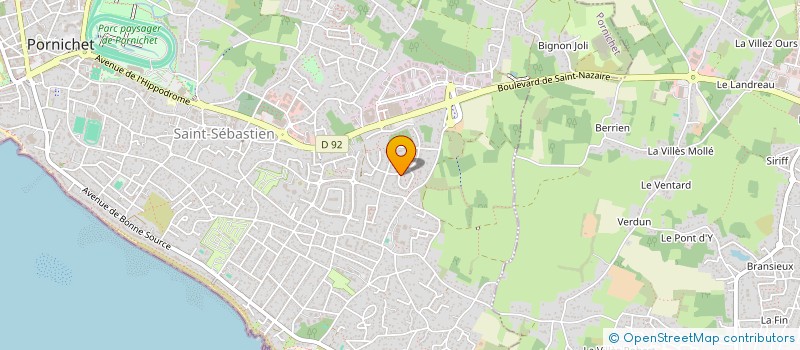 localisation de l'entreprise MADAME TANIA BUKVIC  PORNICHET