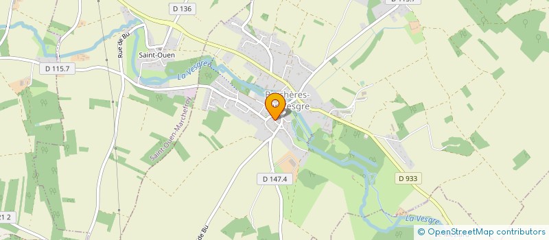 localisation de l'entreprise MADAME TANIA BUSTAMANTE RODRIGUEZ à BERCHERES-SUR-VESGRE