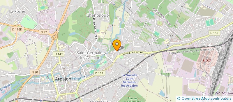 localisation de l'entreprise MADAME TANIA CANDIDO à SAINT-GERMAIN-LES-ARPAJON