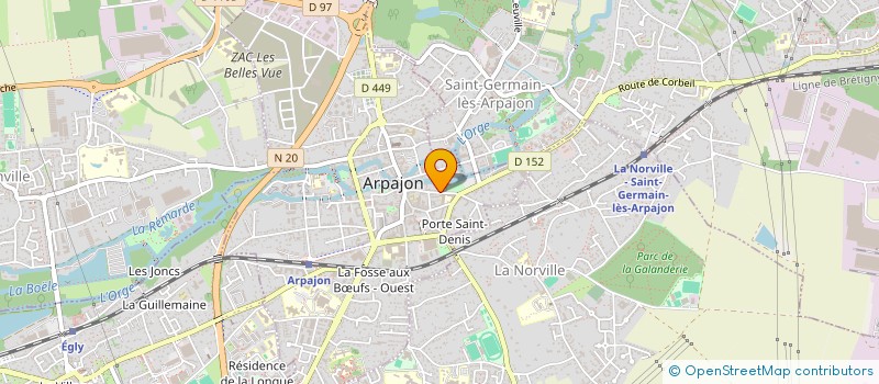 localisation de l'entreprise MADAME TANIA CANNOOSAMY PILLAY  ARPAJON