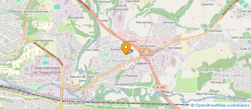 localisation de l'entreprise MADAME TANIA COCHELIN  ERGUE-GABERIC