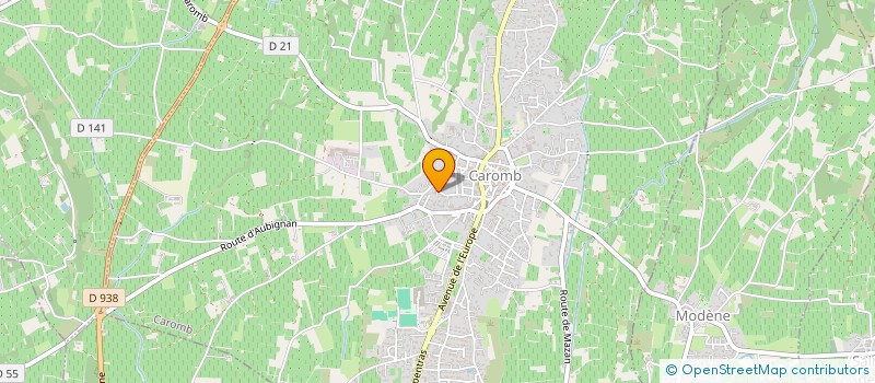 localisation de l'entreprise MADAME TANIA COLETTE  CAROMB