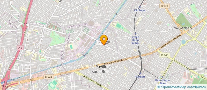 localisation de l'entreprise MADAME TANIA COLOGER  LES PAVILLONS-SOUS-BOIS