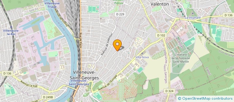 localisation de l'entreprise MADAME TANIA DA VEIGA TAVARES  VILLENEUVE-SAINT-GEORGES
