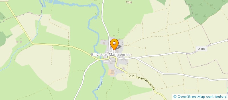 localisation de l'entreprise MADAME TANIA DELABARDE à BILLY-SOUS-MANGIENNES
