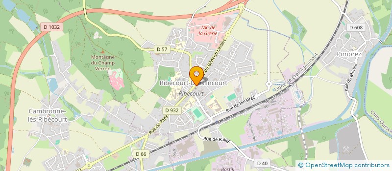 localisation de l'entreprise MADAME TANIA DELUME  RIBECOURT-DRESLINCOURT