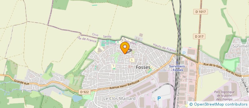 localisation de l'entreprise MADAME TANIA ELLAPOULLE  FOSSES