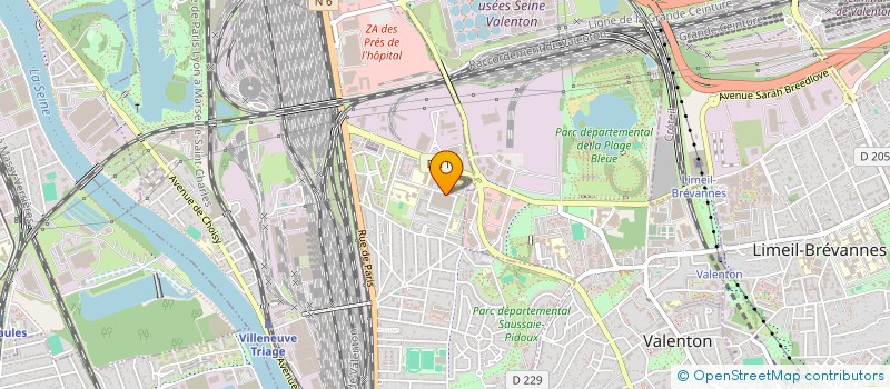 localisation de l'entreprise MADAME TANIA FERREIRA  VILLENEUVE-SAINT-GEORGES